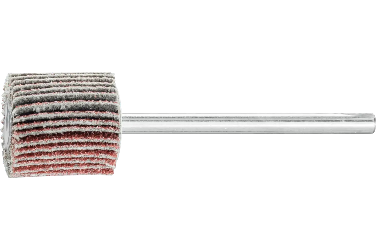 Picture of Pferd Mounted Flap Wheel, 5/8" X 5/8, 80 Grit, 1/8" Shank, Aluminum Oxide